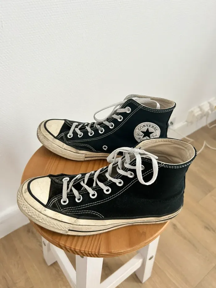 Converse taille haute taille 39. En bon état. - photo numéro 2