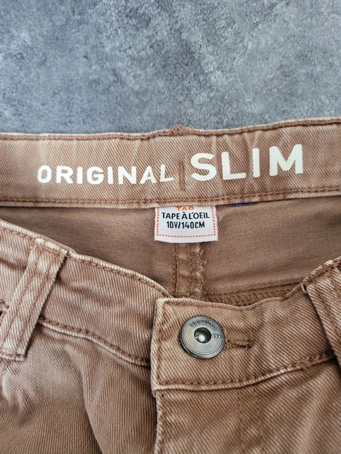 Jean slim garçon 10 ans tape à l'œil très bon état - photo numéro 4