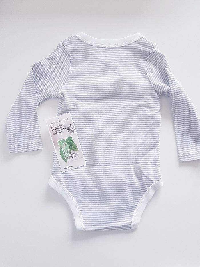 Baby Club - Lot de 2 bodies croisés - Mixte - Coton bio - Neuf avec étiquette ! - photo numéro 5