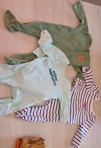 Lot 3 pyjamas légers 3mois 60cm