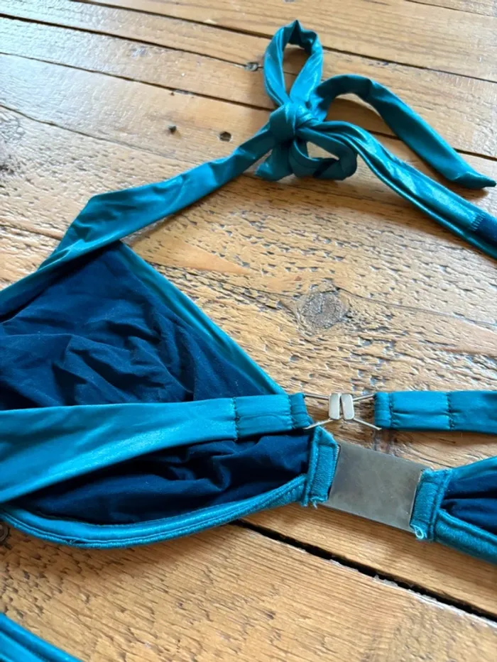 Maillot de bain femme parab 3 pièces 42/44 vert - photo numéro 5