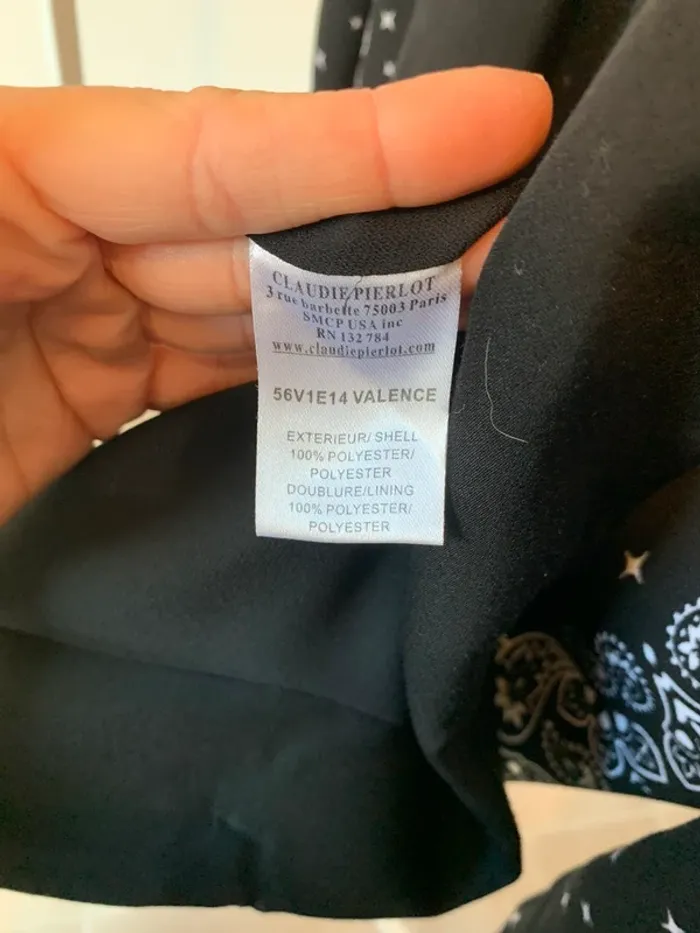 Veste blazer léger et fin Claudie Pierlot taille 38 - photo numéro 9
