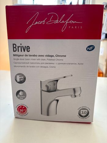Mitigeur lavabo neuf 
