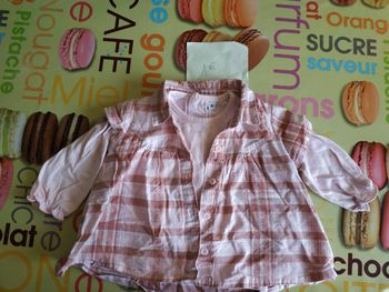 Tee-shirt manche longue avec sa chemise