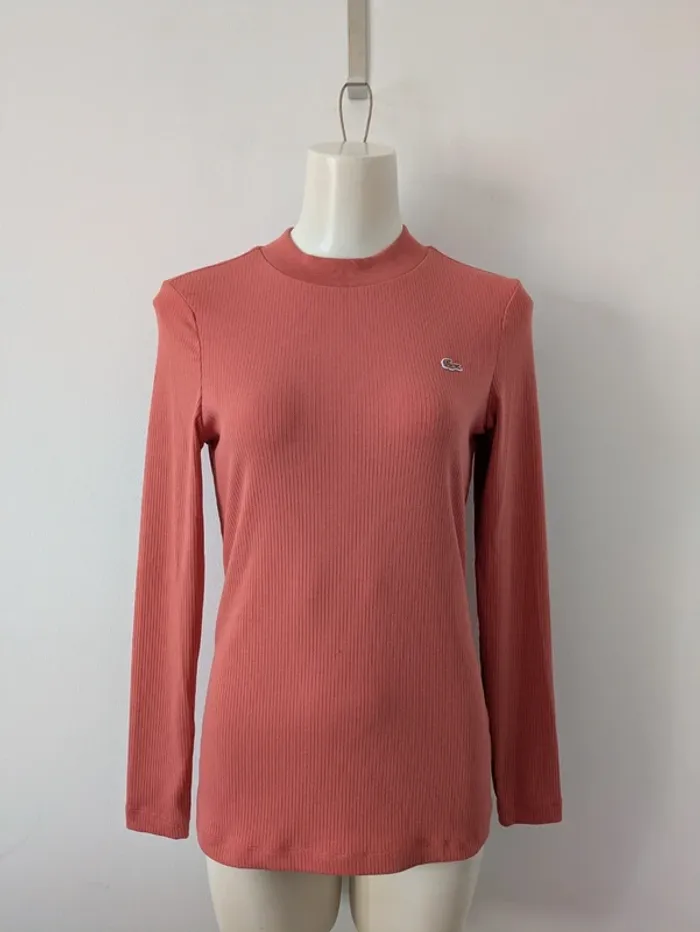 Top côtelé manches longues - Lacoste Live - taille S