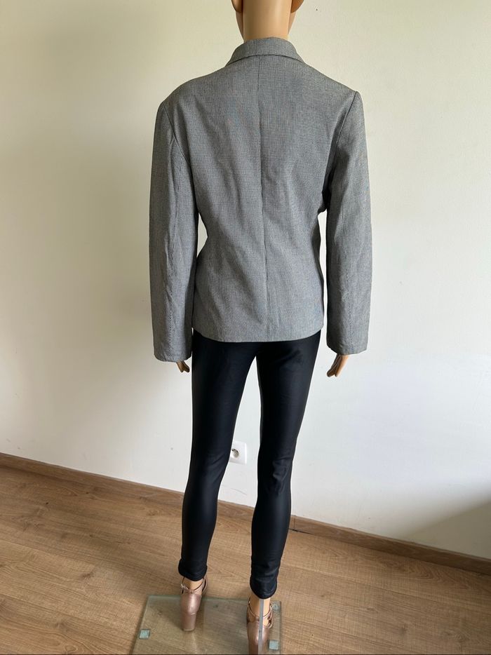 Blazer vichy noir et blanc La City taille 3 jamais porté - photo numéro 6