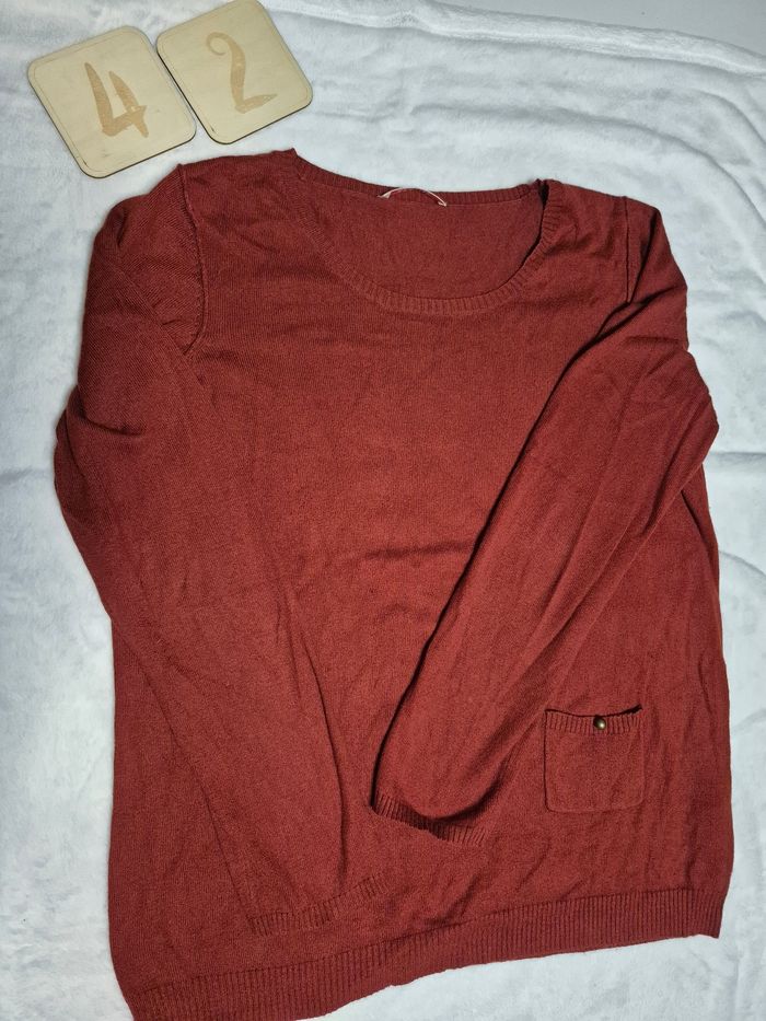 Pull col rond T42