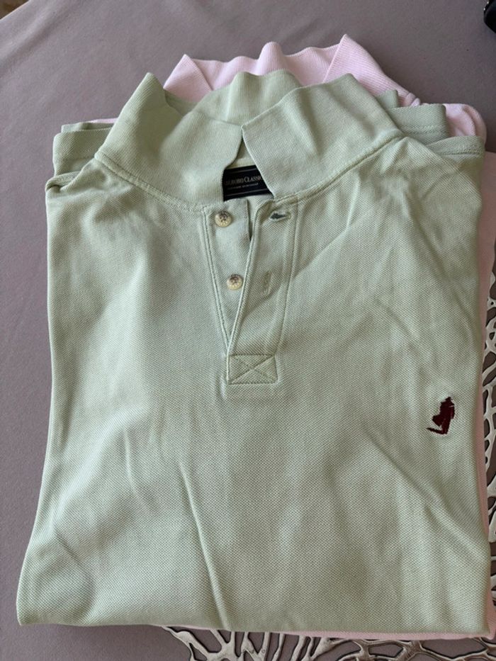 Polo Marlboro Classics vert clair – Taille XXXL – Vintage - photo numéro 9