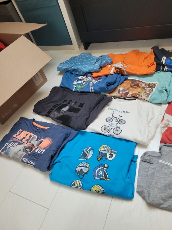 Lot tee shirt 8 ans garçon - photo numéro 4
