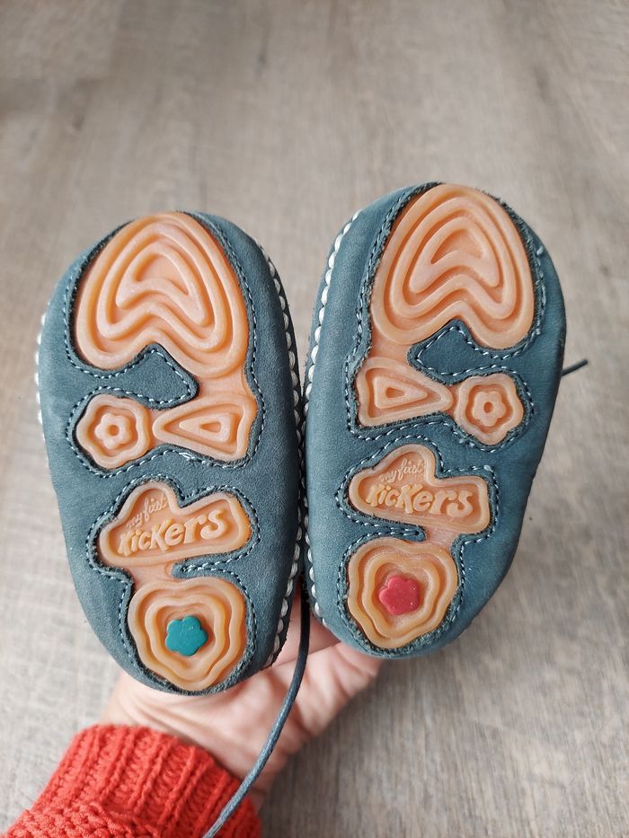 Chausson chaussures souple kickers 3-6mois - photo numéro 4
