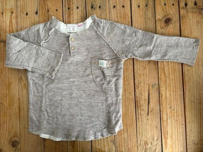 Maillot manche longue Zara boy 3/4 an