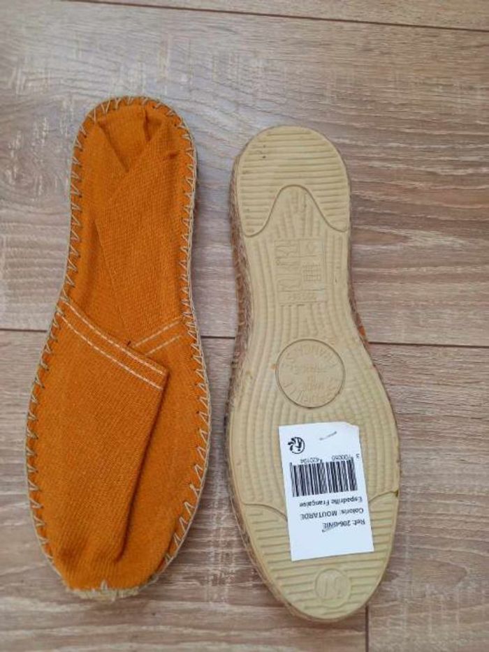 Espadrille neuve moutarde taille 37 - photo numéro 2