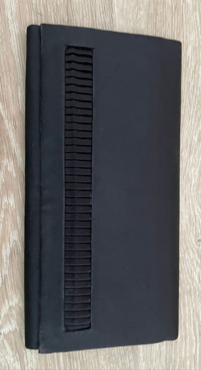 Pochette noire avec miroir intérieur pour mariage ou autre en excellent état