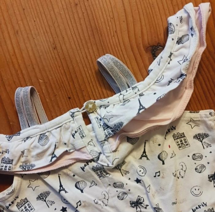 Combi-Short fille - 24 mois (92cm) - Smiley World - photo numéro 5