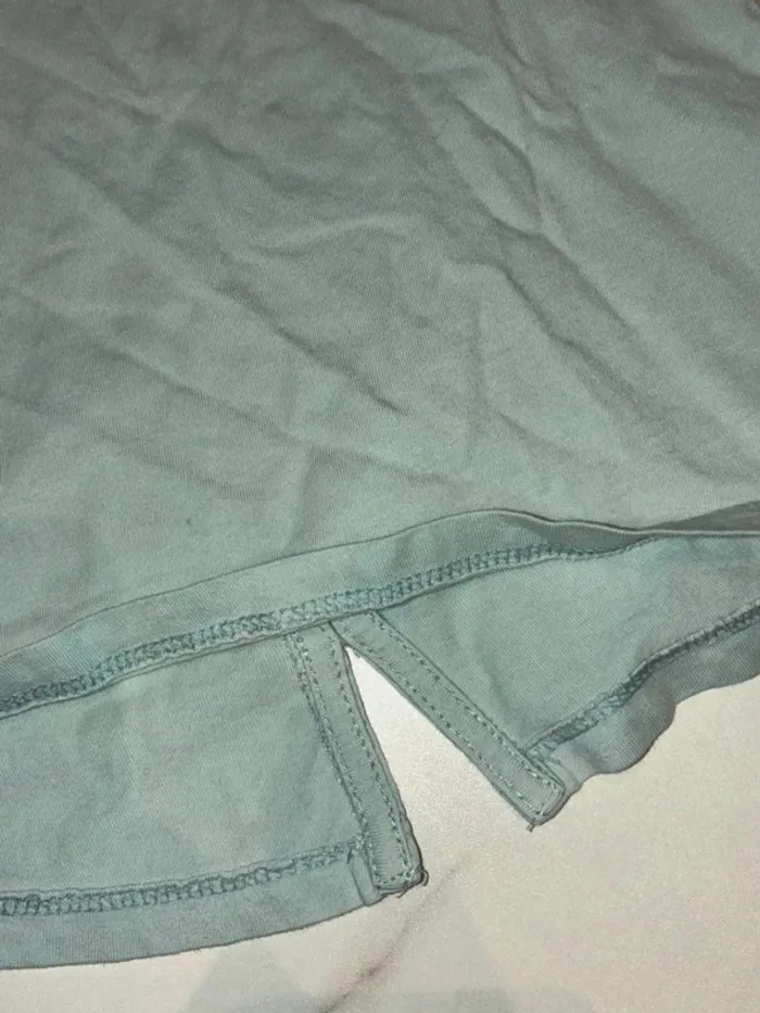 T-shirt gris basique - Taille 14 ans (sans marque) - photo numéro 3