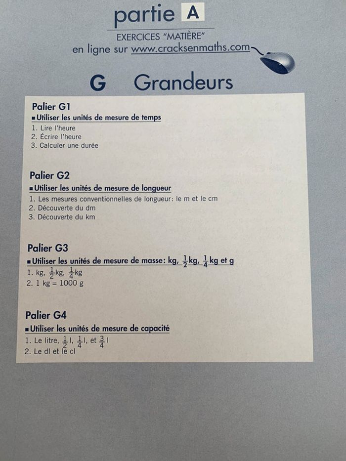 Cracks en maths 3 Banque d'exercices reproductibles - photo numéro 7