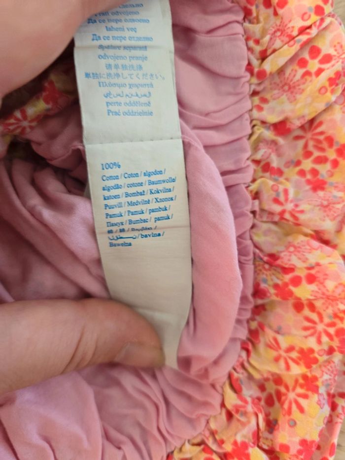 Robe fleuri rose obaïbi 18 mois - photo numéro 8