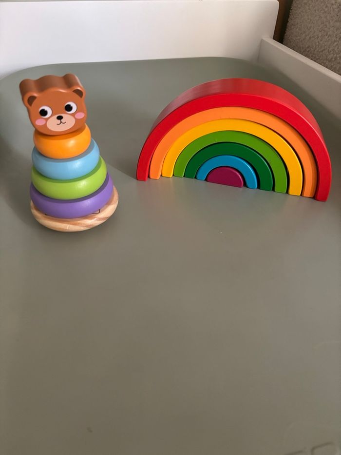 🪵🐾 Lot de 4 jouets – Motricité – Très bon état 🐾🪵 - photo numéro 2