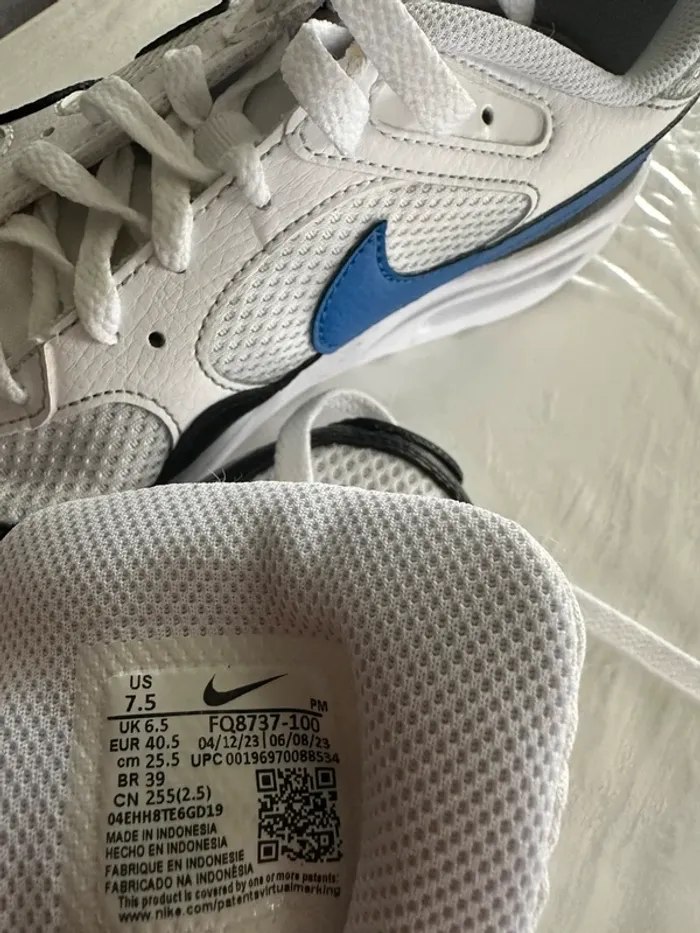Baskets Nike Air Max SC en cuir - Blanc - photo numéro 6