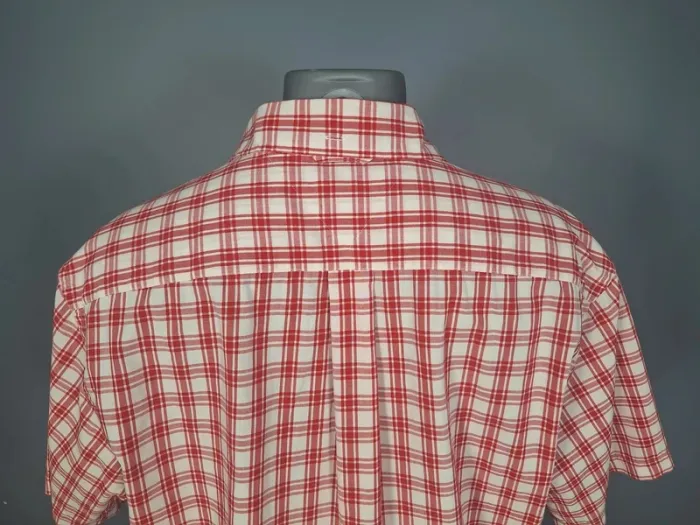 Chemise Tommy Hilfiger à Carreaux Rouge Homme Taille L – Coton (558) - photo numéro 6