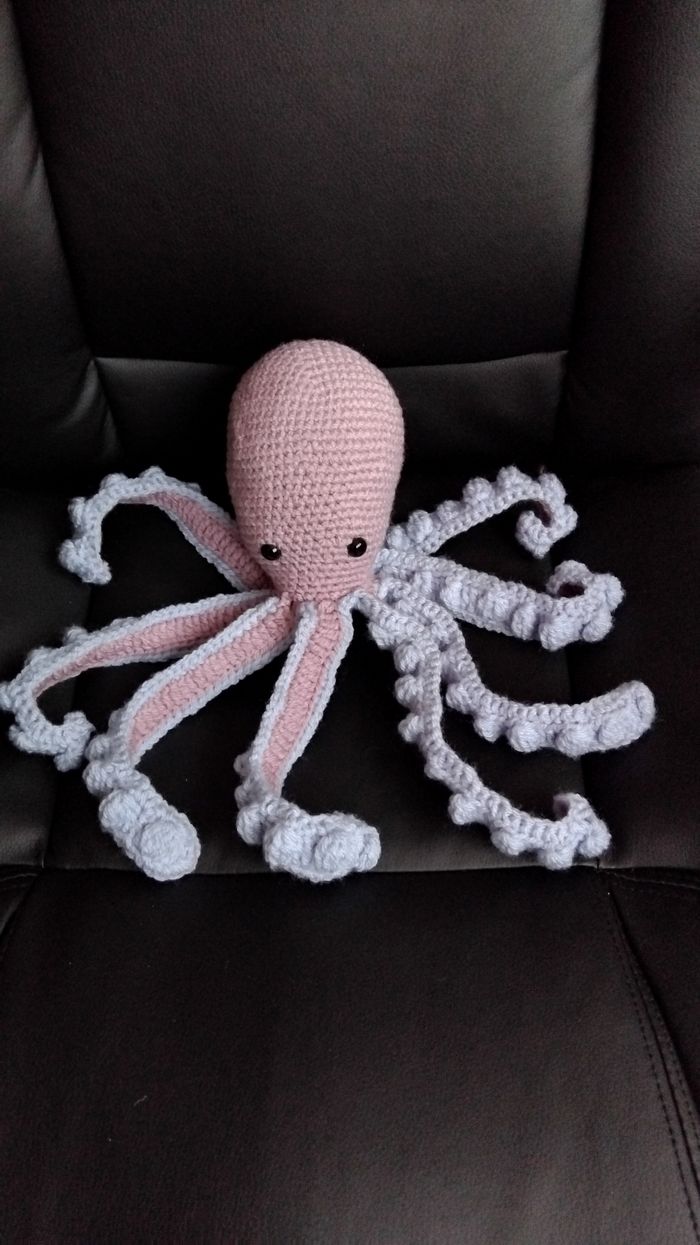 Poulpe 🐙 au crochet - photo numéro 3