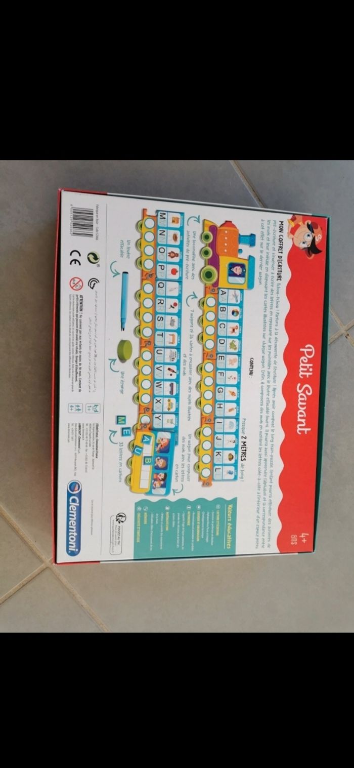 Jeu mon coffret d écriture petit savant clementoni - photo numéro 3