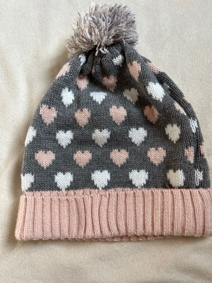 Bonnet coeur vert baudet 8 à 10 ans - photo numéro 3