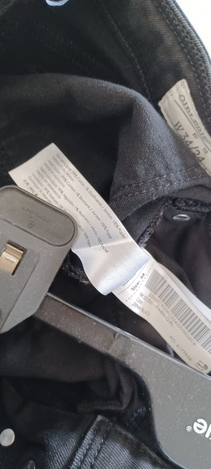 Pantalon jeans femme taille xs bonobo - photo numéro 6