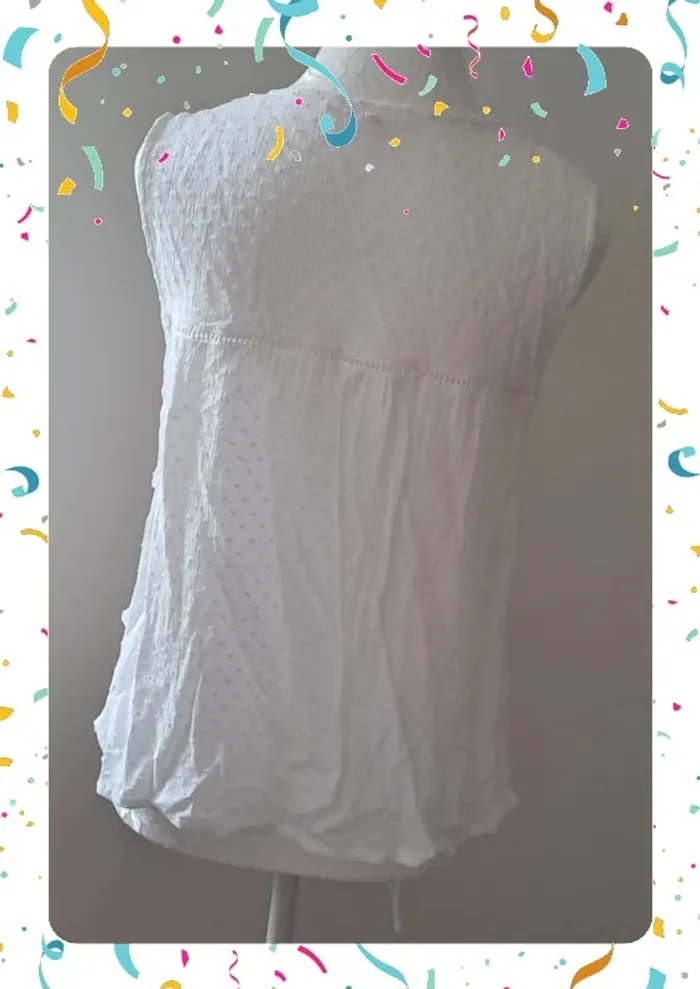 🤍 blouse taille M marque camaïeu - photo numéro 5