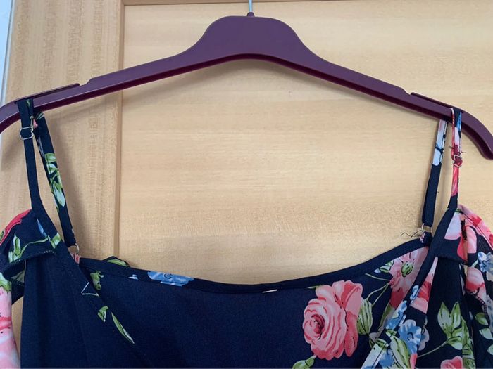 Robe fleurie jambe fendue Shein - photo numéro 4