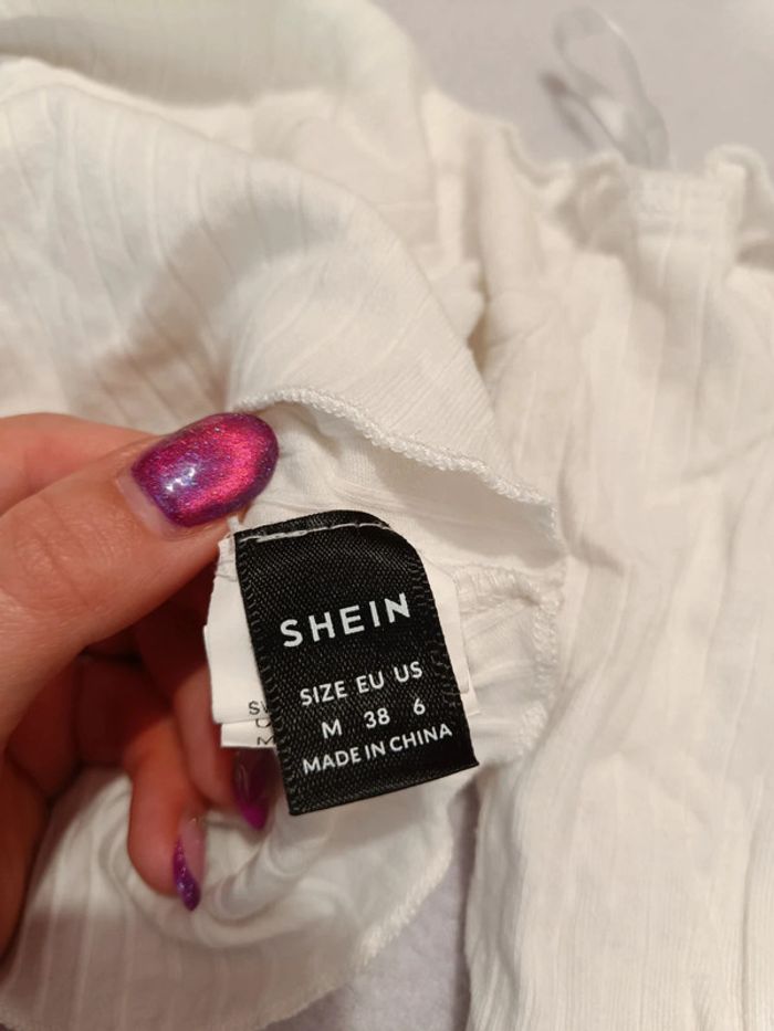 Top blanc shein - photo numéro 4