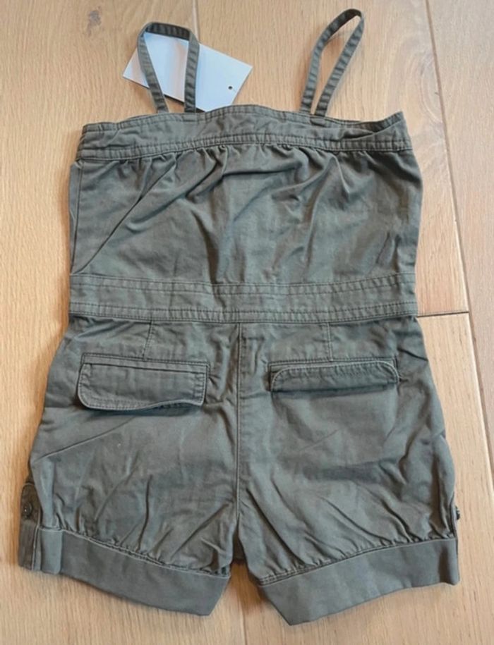 NEUF Combishort kaki - Vertbaudet - 12 mois - photo numéro 2