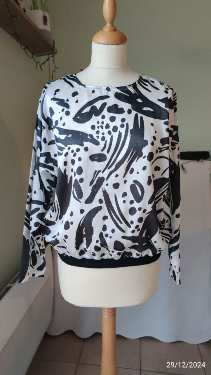 Blouse manches longues original 44/46