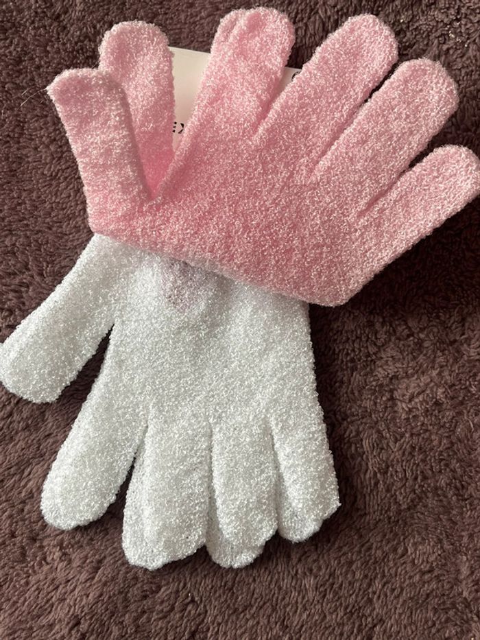 Lot gants exfoliants - photo numéro 2