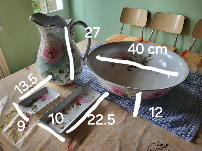 Ensemble toilette vintage - photo numéro 2