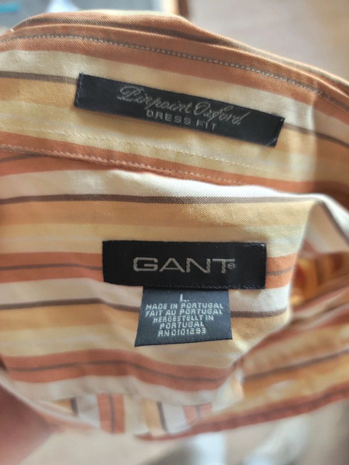 Chemise gant à rayures grunge vintage chic old money tendance élégant - photo numéro 3