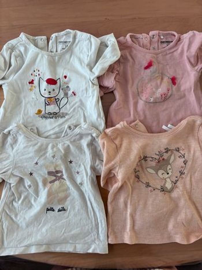 Lot de 15 t-shirts manches longues 18M - photo numéro 7