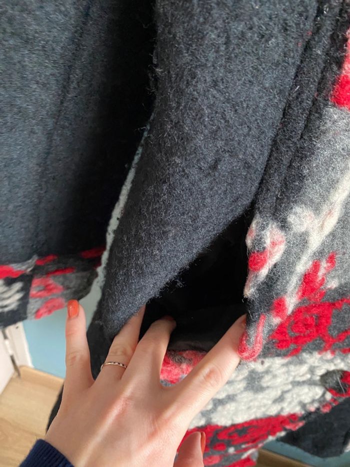 Manteau long d’hiver en laine taille 42 - photo numéro 6