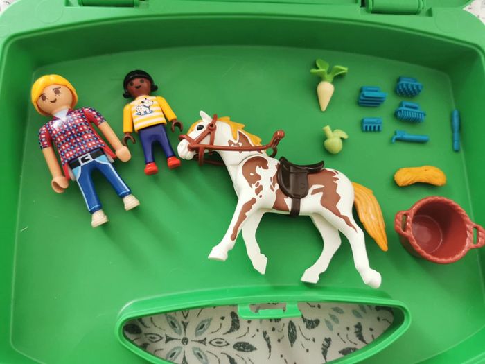 Valisette Playmobil Palefrenière 9100 - photo numéro 5