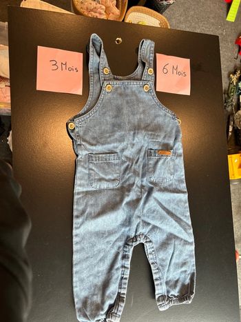 Salopette bleu jean