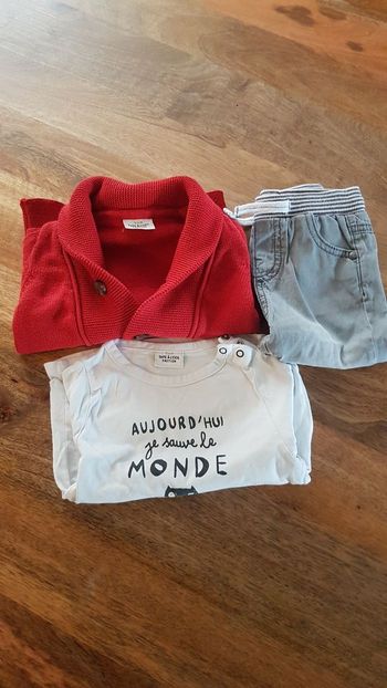 Lot de vêtements garçon 9 mois