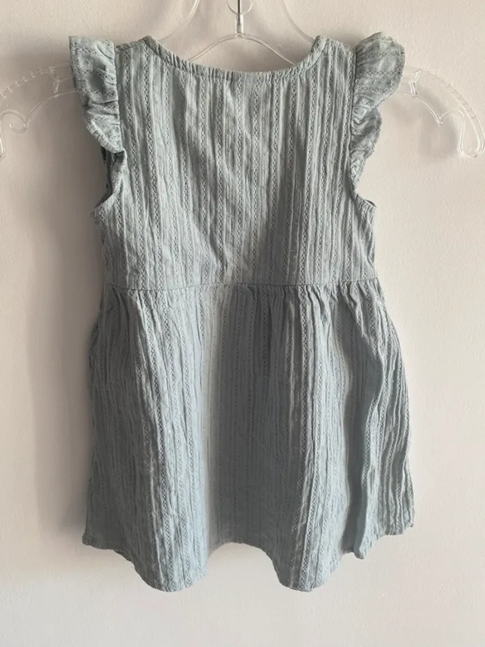 Robe mère fille patpat vert d’eau - photo numéro 10