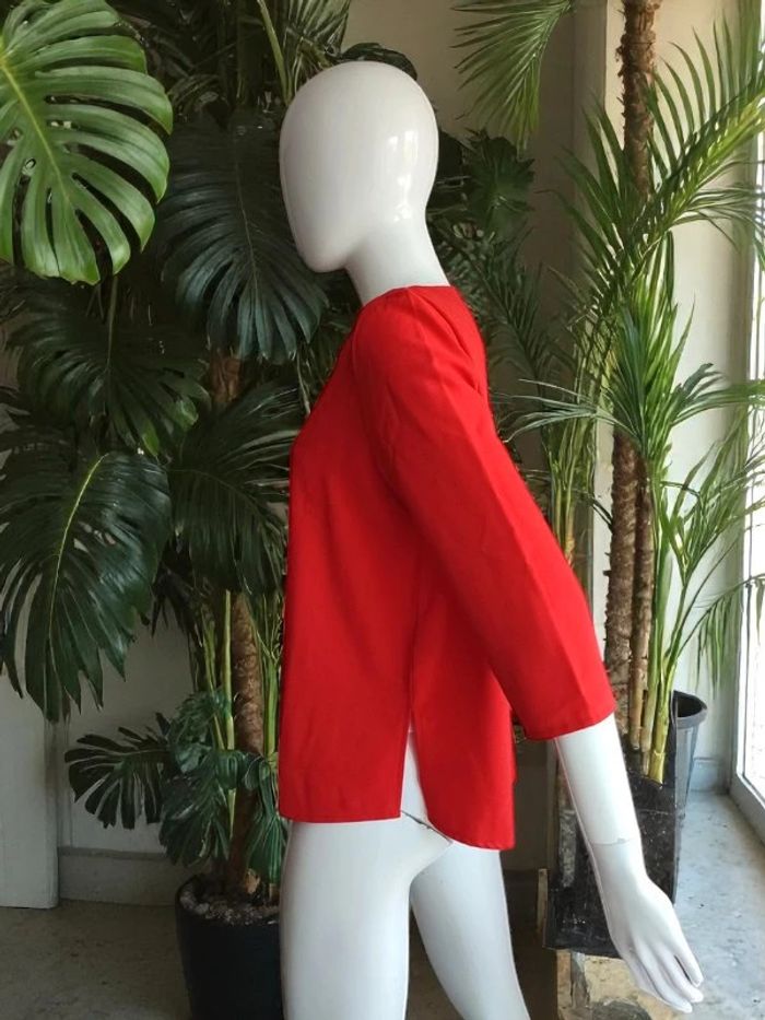 Blouse rouge - photo numéro 2