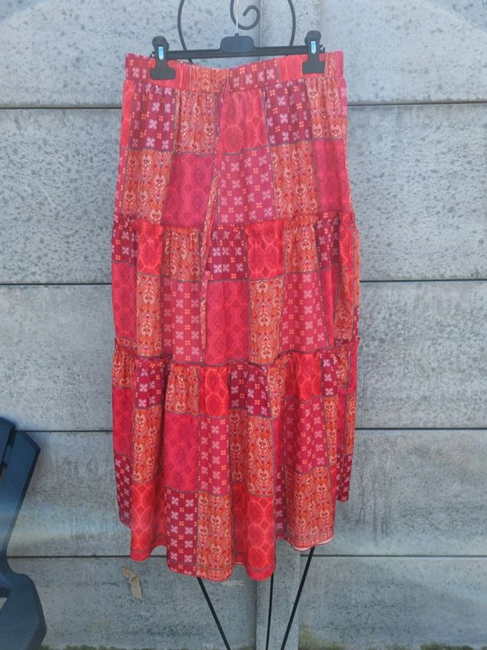 Jupe rouge taille unique
