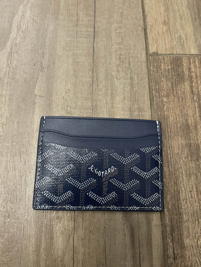 Porte Carte Goyard Bleu - photo numéro 4