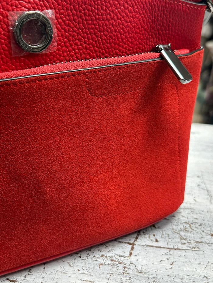 Sac à main cuir rouge Rodier - photo numéro 10