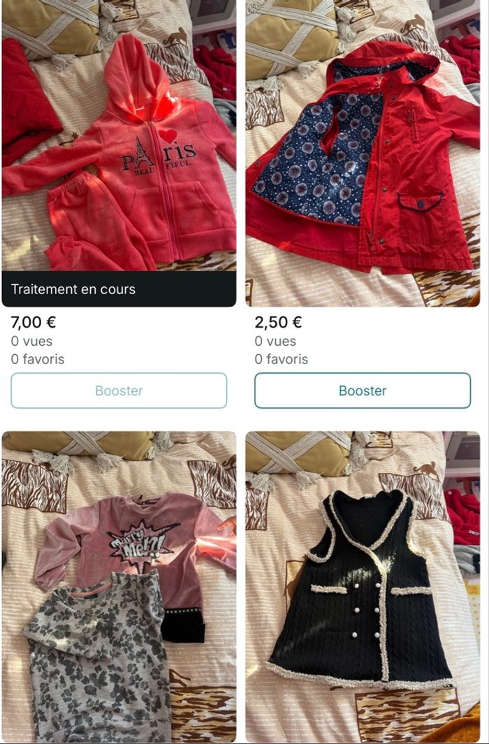 Lot de vêtements