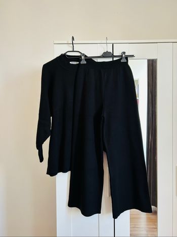 Ensemble noir d’hiver Pantalon et Haut large Shein Taille Unique