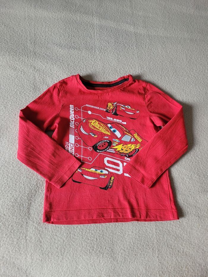 T-shirt manches longues cars 98 cm