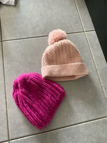 Lot de 2 bonnets